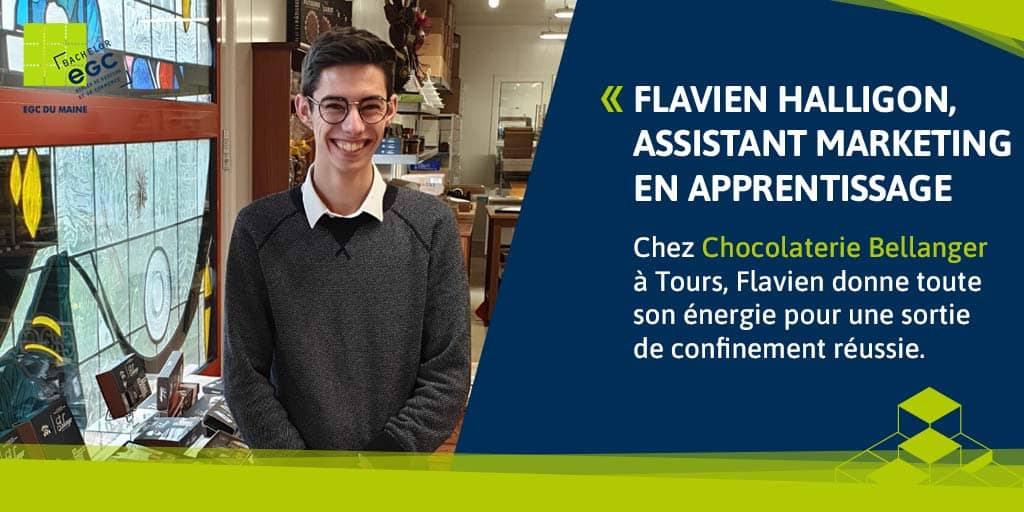 Lire la suite à propos de l’article Flavien Halligon, assistant marketing chez un chocolatier d’exception au Mans.